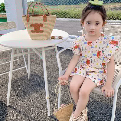 C1-003 卡通飛袖上衣加短褲套裝8