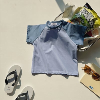 B1-058 寬鬆圓領撞色打底上衣6