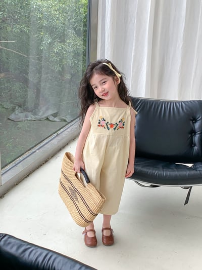 C1-009 連身衣刺繡吊帶連身褲5