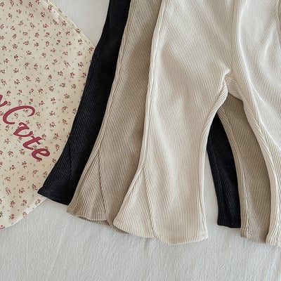 B1-025 秋款女孩休閒長褲喇叭褲10