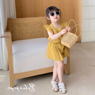 C1-064 飛袖娃娃衫上衣加短褲套裝3