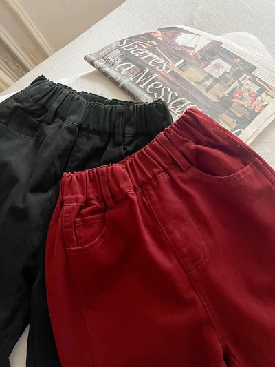 A1-030 聖誕新年舒適棉質長褲子10