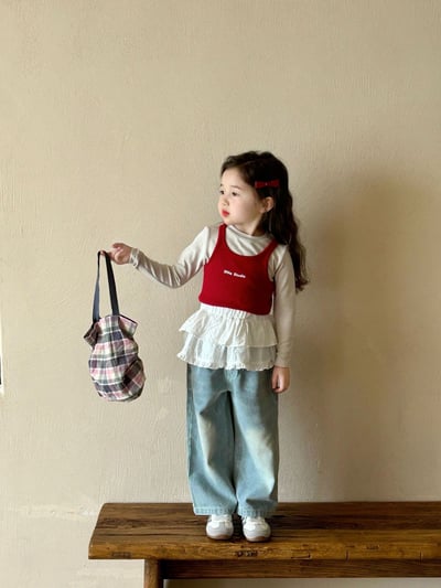 D1-022 字母印花背心+上衣兩件套裝8