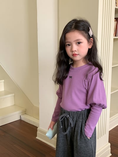 B1-068 氛圍感公主風刺繡蝴蝶結上衣8