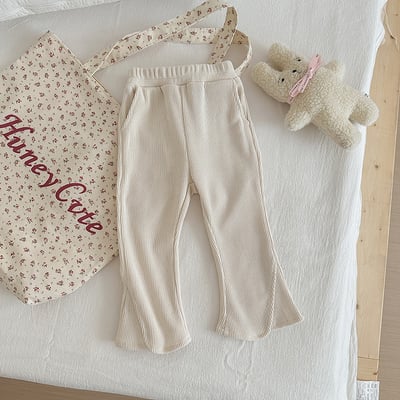 B1-025 秋款女孩休閒長褲喇叭褲16