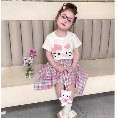 C1-082 甜美可愛薄款夏裝褲裙套裝3