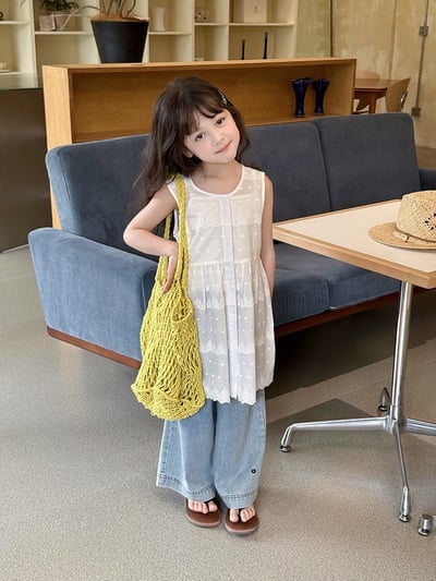 A1-008 韓版休閒直筒萊賽爾天絲復古牛仔褲5