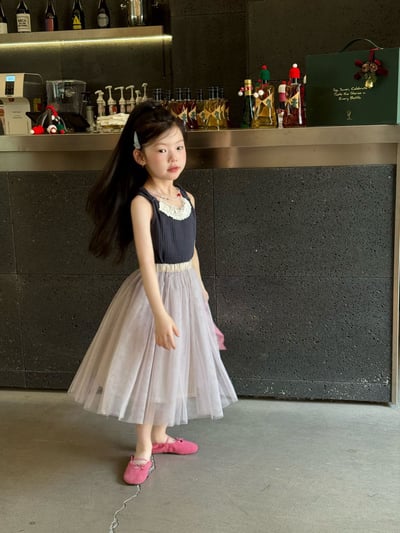 D1-015 韓版花邊時尚夏款清涼吊帶+紗裙5