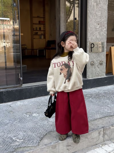 D1-025 羊駝絨加厚圓領上衣+加絨褲子10