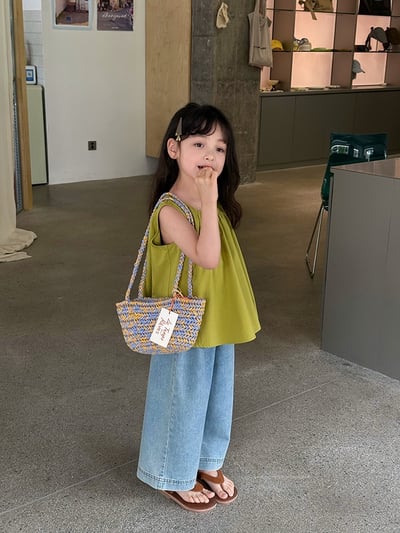 A1-008 韓版休閒直筒萊賽爾天絲復古牛仔褲4