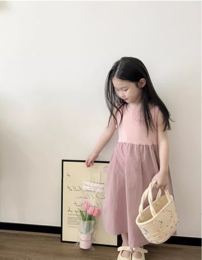 C1-002 甜美拼接洋裝公主裙長裙4