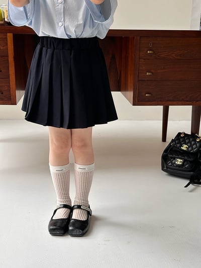 A1-014 泰式學院風小領結襯衫半身裙兩件套裝9