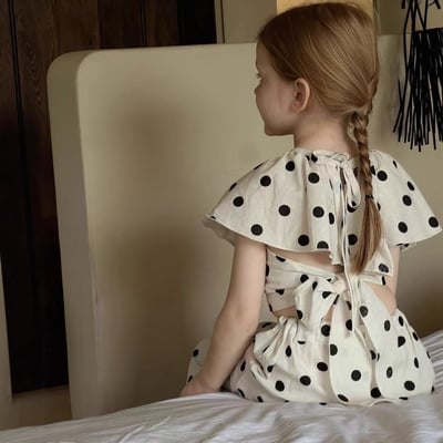 C1-084 圓點荷葉領帶短上衣加休閒褲4