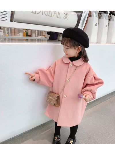 C1-055 小香風寬鬆夾棉加厚大衣外套5