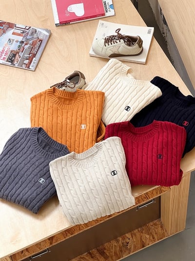 A1-028 聖誕新年百搭冬日氛圍針織上衣16