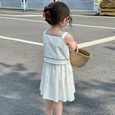 C1-013 繡花背心上衣加裙套裝3