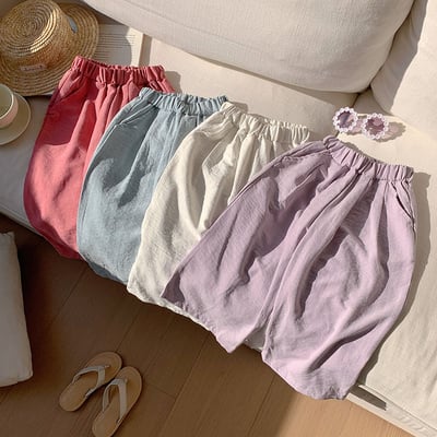 B1-039 夏季防蚊褲休閒褲寬褲管童裝運動褲長褲4