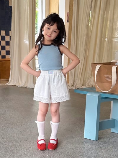 A1-003 韓式多巴胺無袖洋氣清爽撞色小背心10