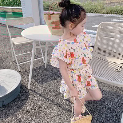 C1-003 卡通飛袖上衣加短褲套裝6