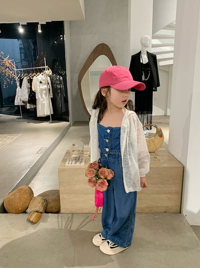 C1-007 吊帶短上衣加牛仔寬褲套裝5