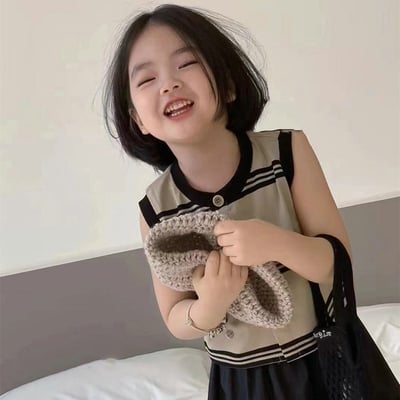 C1-004 圓領條紋背心加裙子套裝3