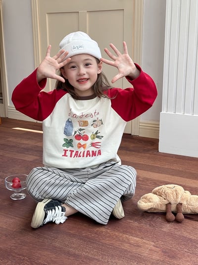 A1-023 韓版可愛長袖軟糯舒適棉質卡通打底衫7