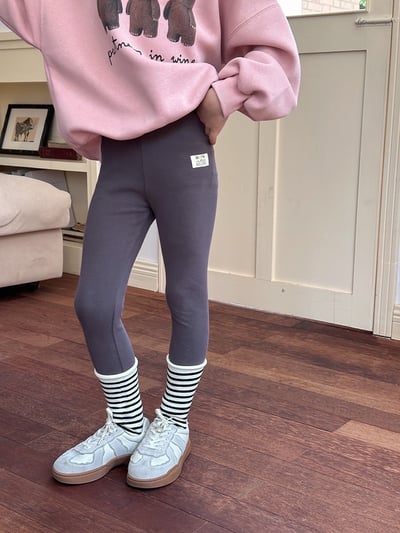 A1-020 高彈性修身百搭貼標韓版打底褲5