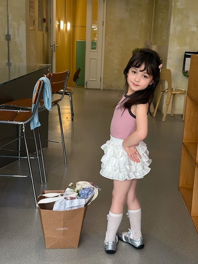 A1-003 韓式多巴胺無袖洋氣清爽撞色小背心5