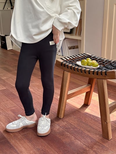 A1-020 高彈性修身百搭貼標韓版打底褲7