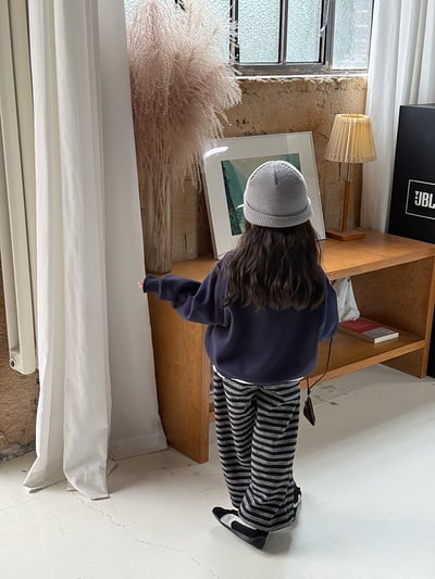 A1-026 氛圍感百搭休閒寬鬆刺繡上衣4