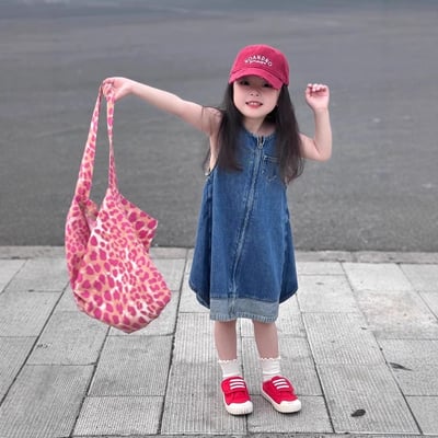 C1-085 洋氣時髦牛仔無袖背心裙牛仔洋裝2