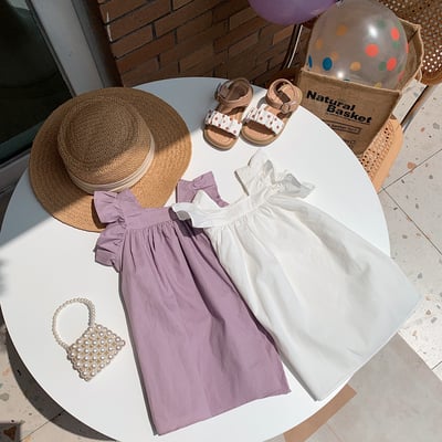 B1-007 小清新荷葉邊飛袖連身裙6