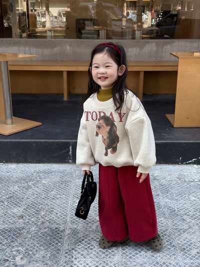 D1-025 羊駝絨加厚圓領上衣+加絨褲子14