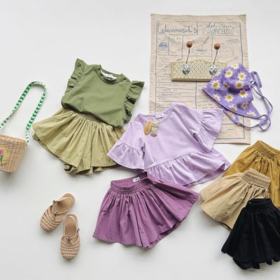 B1-014 女孩夏裝寬鬆褲裙8