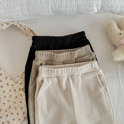 B1-025 秋款女孩休閒長褲喇叭褲6