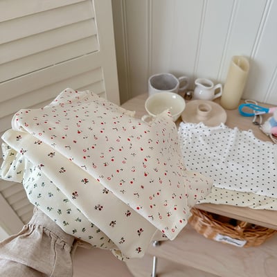 B1-023 蝴蝶結花邊打底衫木耳邊純色軟上衣4