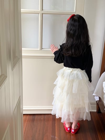 B1-068 氛圍感公主風刺繡蝴蝶結上衣11