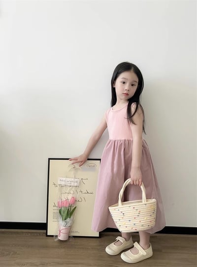 C1-002 甜美拼接洋裝公主裙長裙9