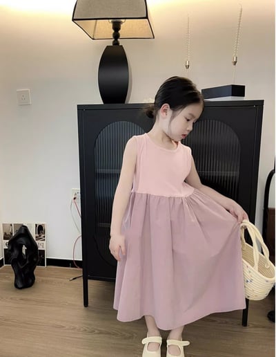 C1-002 甜美拼接洋裝公主裙長裙3