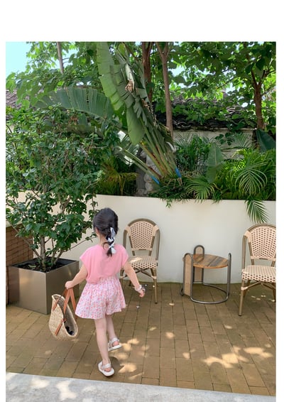 C1-017 夏薄女寶寶韓版休閒褲格子短褲2