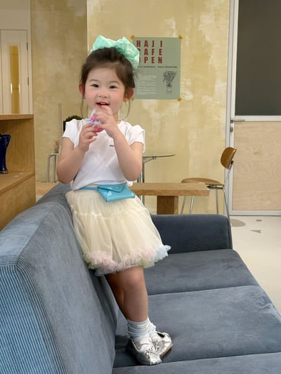 D1-006 韓版後背鏤空短袖/後背交上衣/彩色蓬裙6