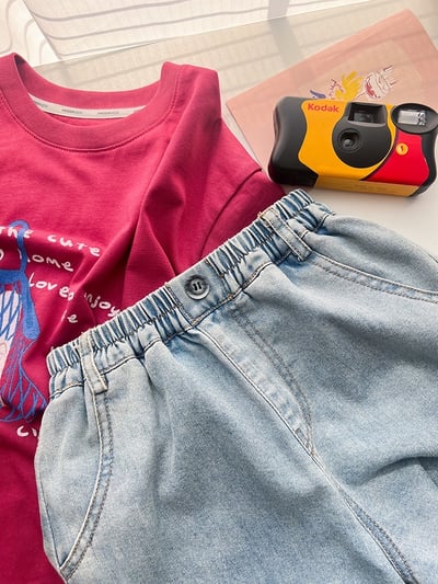 A1-008 韓版休閒直筒萊賽爾天絲復古牛仔褲11