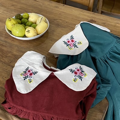 C1-102 聖誕新款刺繡娃娃臉森洋裝公主裙3