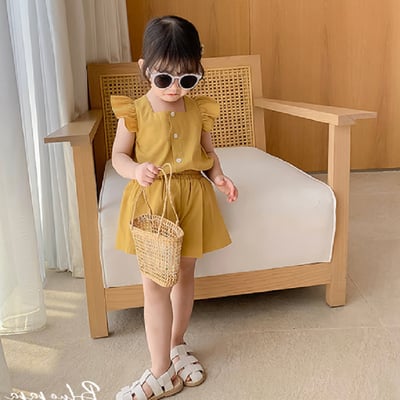 C1-064 飛袖娃娃衫上衣加短褲套裝4