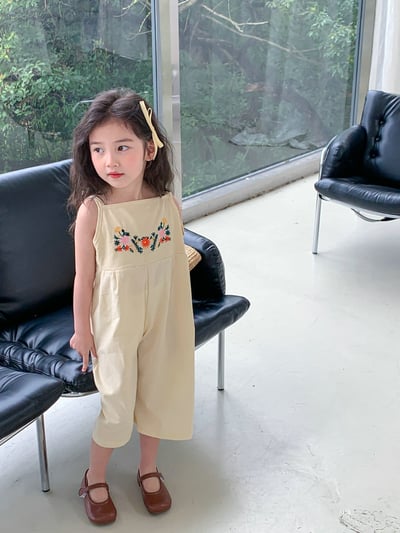 C1-009 連身衣刺繡吊帶連身褲8