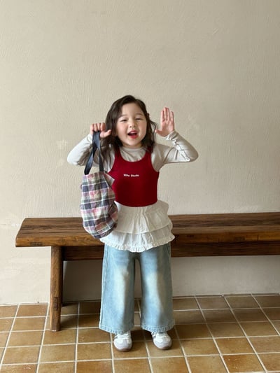 D1-022 字母印花背心+上衣兩件套裝6