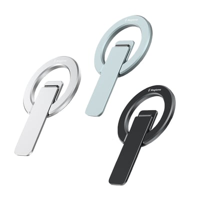 MagSafe Magnetic 四合一雙磁性鋁合金手機支架-藍2
