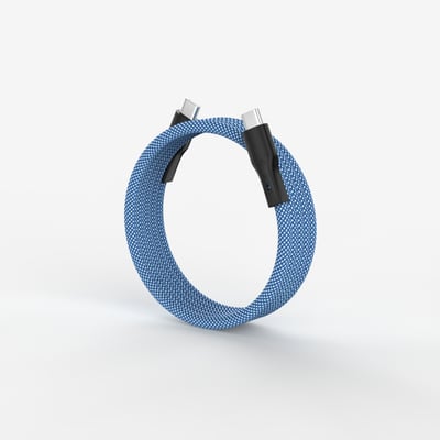 O-MagCables Type-C to Type-C 60W 磁性快收納充電傳輸線1
