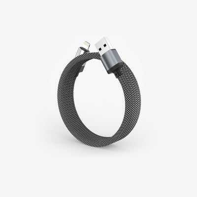 OA-MagCables USB-A to Lightning 磁性快收納充電傳輸線1