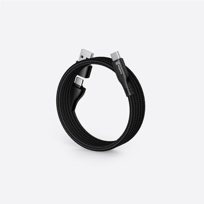 O-MagCables Type-C to C+A 2in1磁性快收納充電傳輸線1
